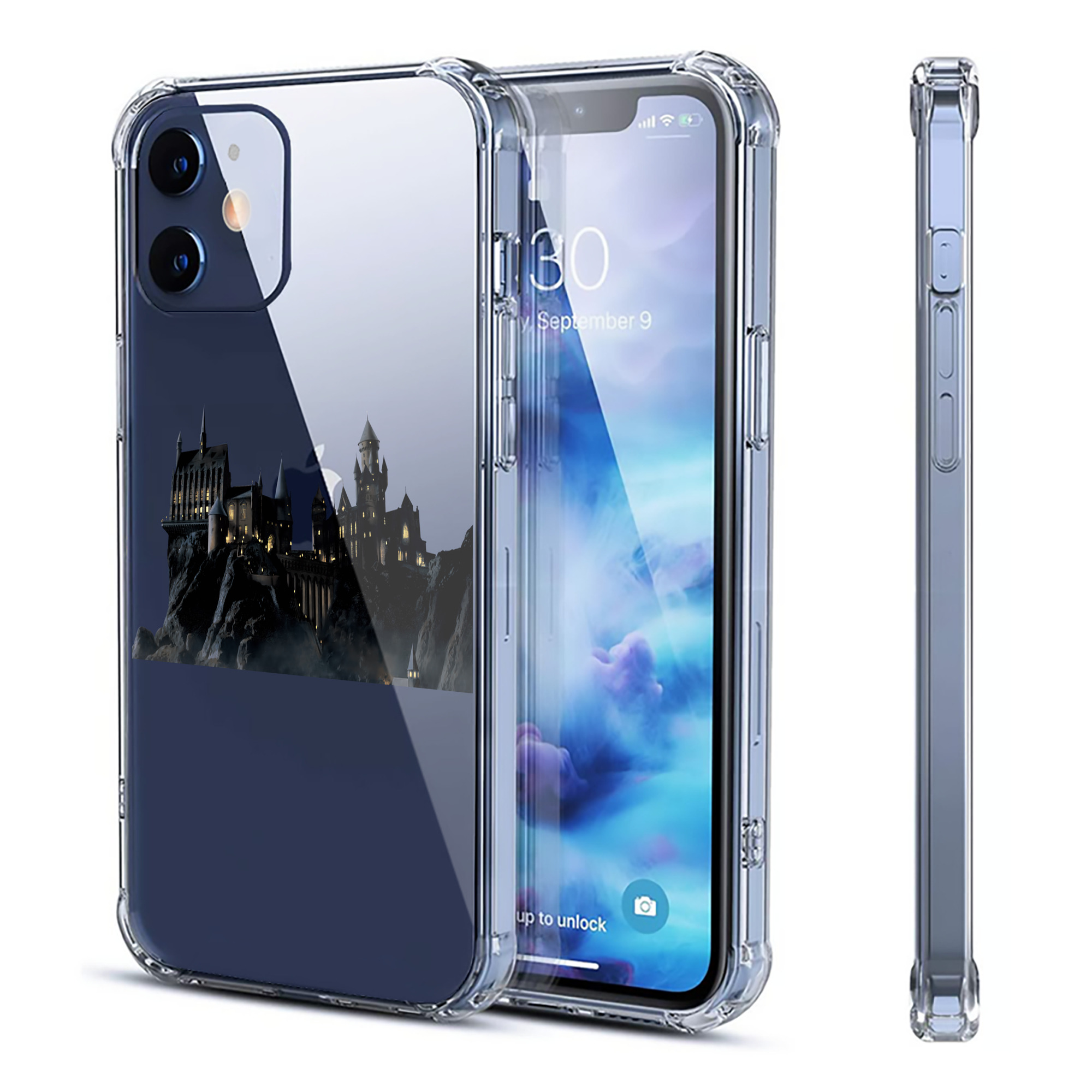 （画像用） Harry Potter ハリー・ポッターシリーズ 【iPhone 12シリーズ対応】透明スマホケース（クリアソフトケース）